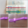 New silicone bookmarks, bookmark with finguer shape